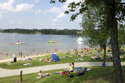 Waterfietsen op Stausee B�tgenbach